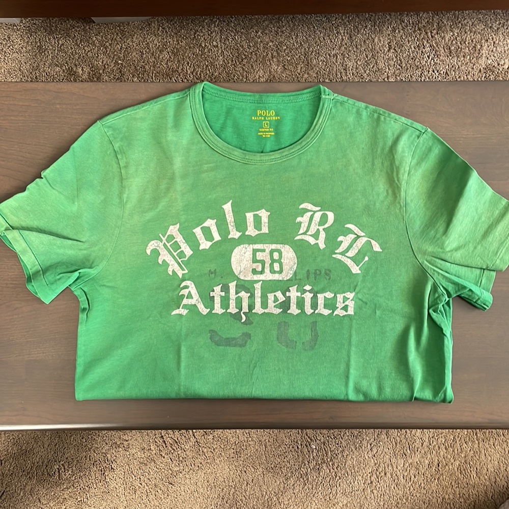NWOT Men’s Ralph Lauren Cotton Collegiate Tee